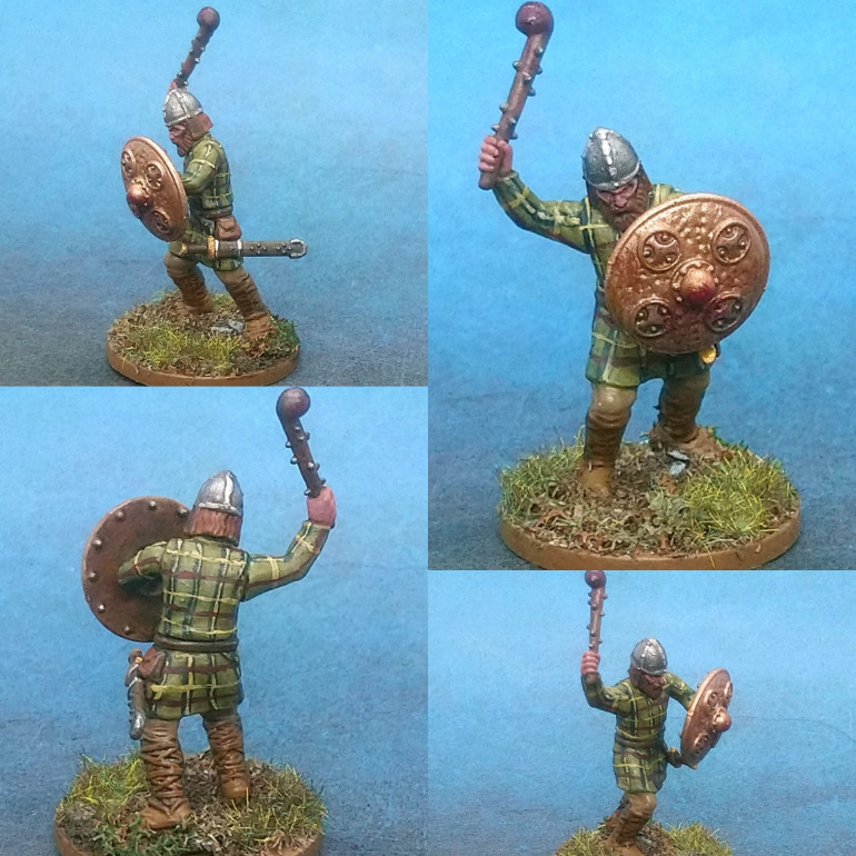Kitbash warrior - bronze shield