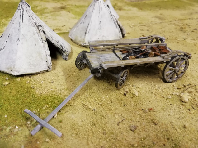 Wagons and supplies