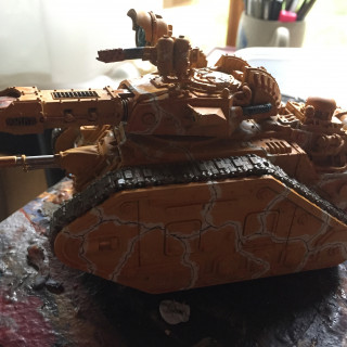 Leman Russ Incinerator Camouflage Painting WIP