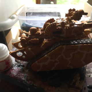 Leman Russ Incinerator Camouflage Painting WIP