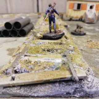 Railroad tracks