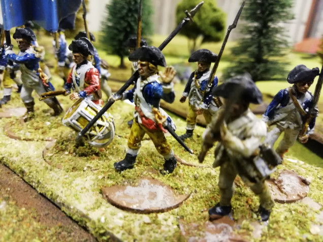 Over the last few months I've been slowly adding to my American forces for the battle of Princeton. Massachusetts and Rhode Island infantry