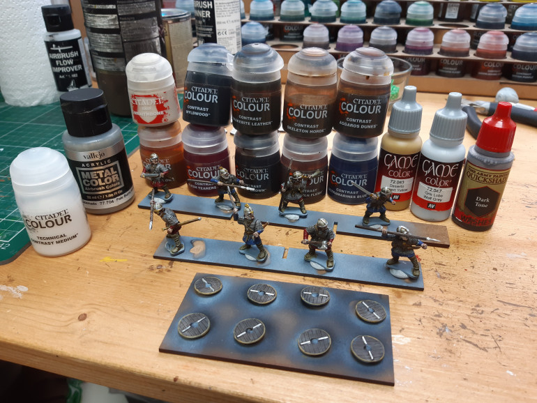 Colours as shown. Bit of a change with the skin abit happier wih results next up some quickshade