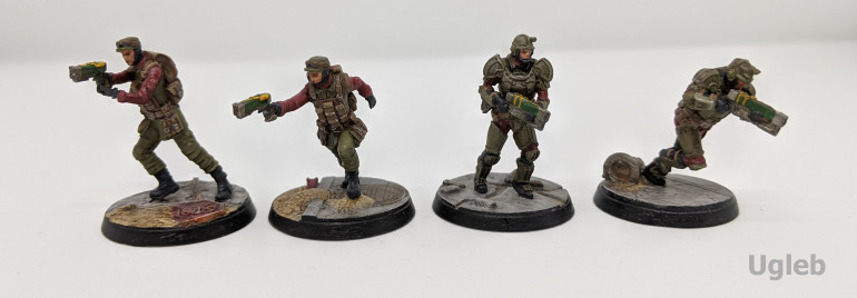 Field Scibes & Knights in Combat Armour.