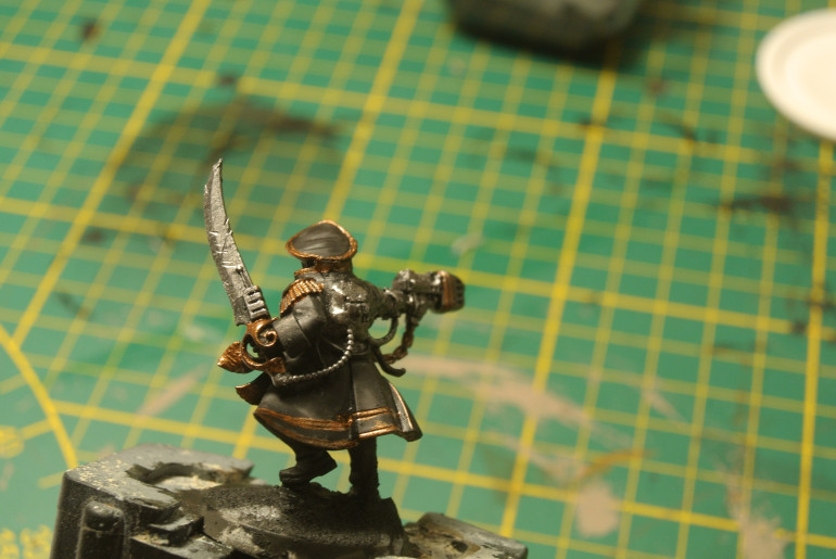 Laying down the metal basecoats