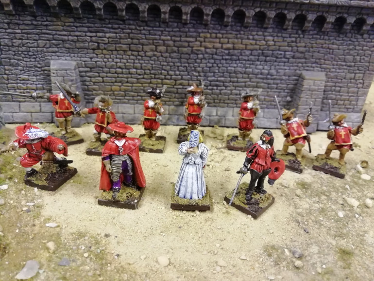 I have previously played Ospreys EnGarde rules with musketeers again using the opportunity to recreate films from my youth. It worked for the musketeers so should work for the merry men. So instead of the cardinals guard I'll need some Norman's.