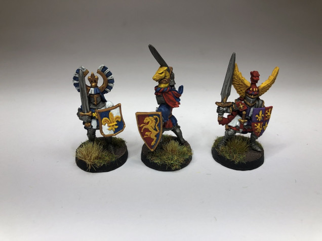 So after finding the Chaos Warrior I found a Bretonnian foot knight. Then I found some more.As I moved into July I went to put these onto the shelf only to find another Grail Foot knight with a warhammer. Oh well, he can wait. Oh and Warhammer Quest is complete, Again!