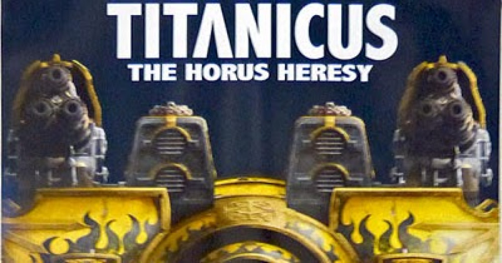 Adeptus Titanicus terrain and titans