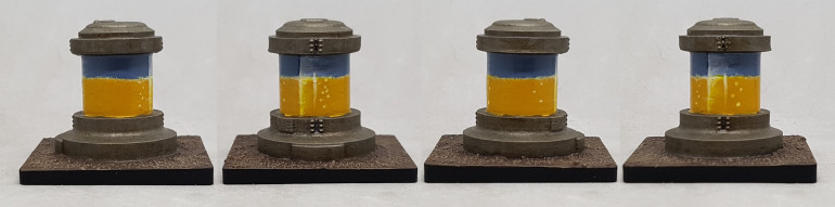 Not a big fan of this scheme/recipe, but it is looking better over time.  Kinda reminds me of a printed cardboard gaming piece.