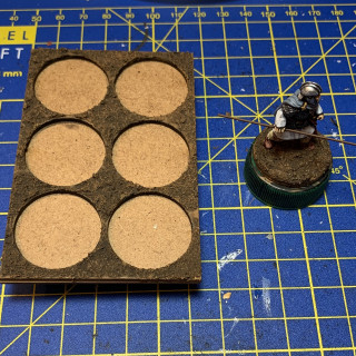 Milites Group Two - painting the bases