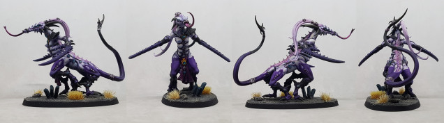 Unit leader of Fiends of Slaanesh, seen from all sides