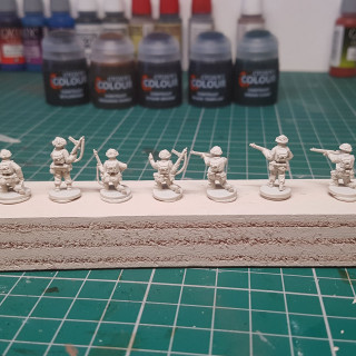 Started Painting the 15mm British Troops