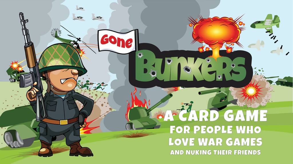 Gone Bunkers A card game for people who love war games OnTableTop