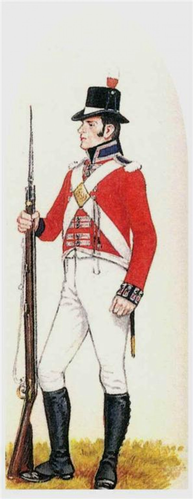 The Marines also had their own pattern of musket at this time, but for all intents and purposes of model scales, they are identical, so we don't have to worry about that.