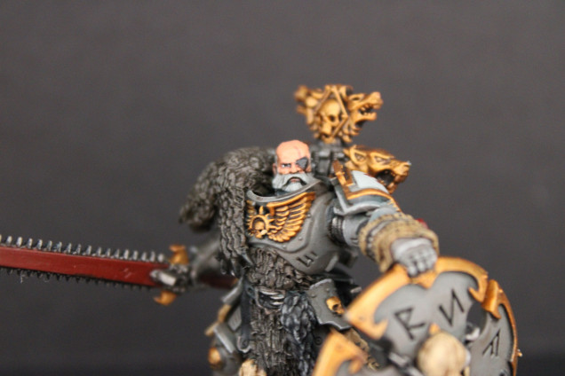 Deciding on a paint scheme and painting the wolf lord