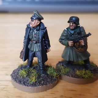 German Major and Henchmen