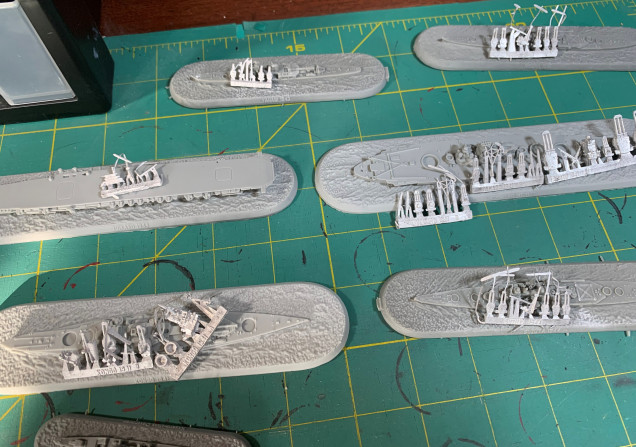 Some of the ships before assembly, so excited to prepare some ships!