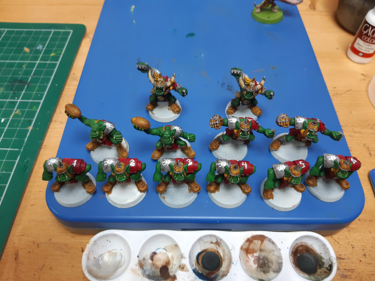 Mat varnished and decals