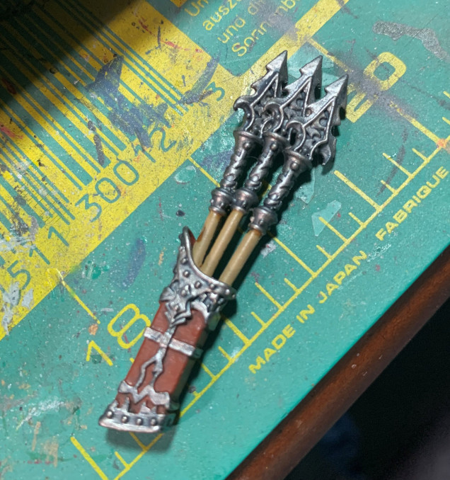 I even tackled the spear pouch/quiver for one of my warbeasts!