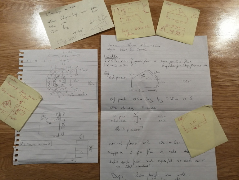 My 'detailed' planning!