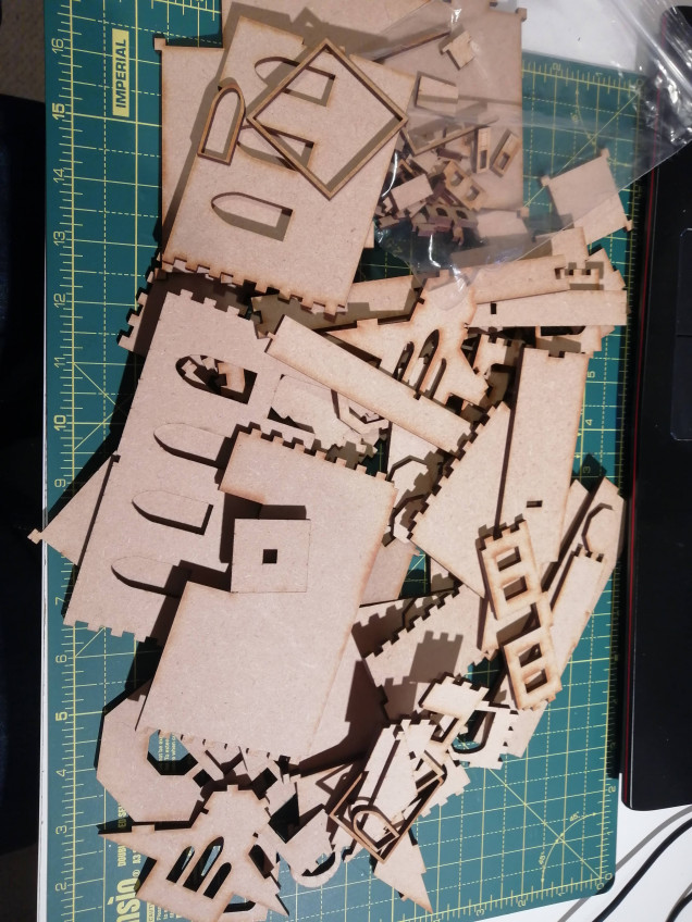 A pile of mdf, cut to my design