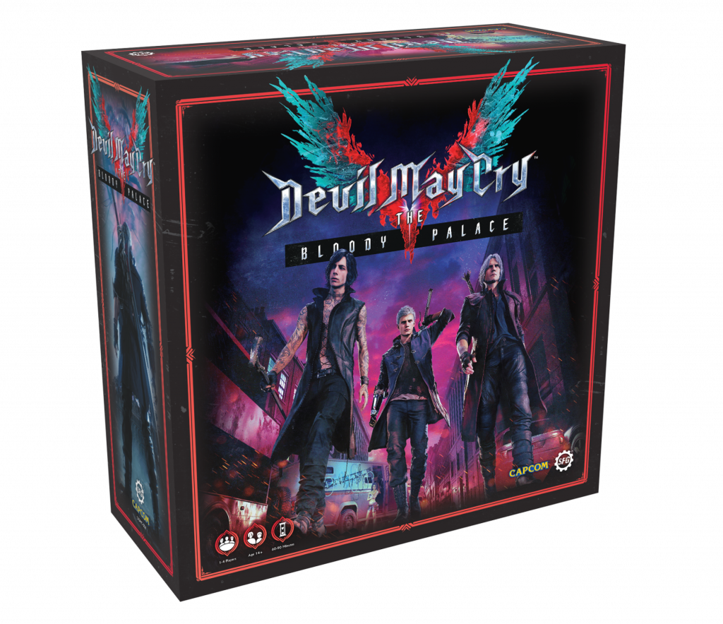 Dmc кровавый дворец. Настольная игра Devil May Cry. Devil May Cry boardgame. Настольная игра слэшер.