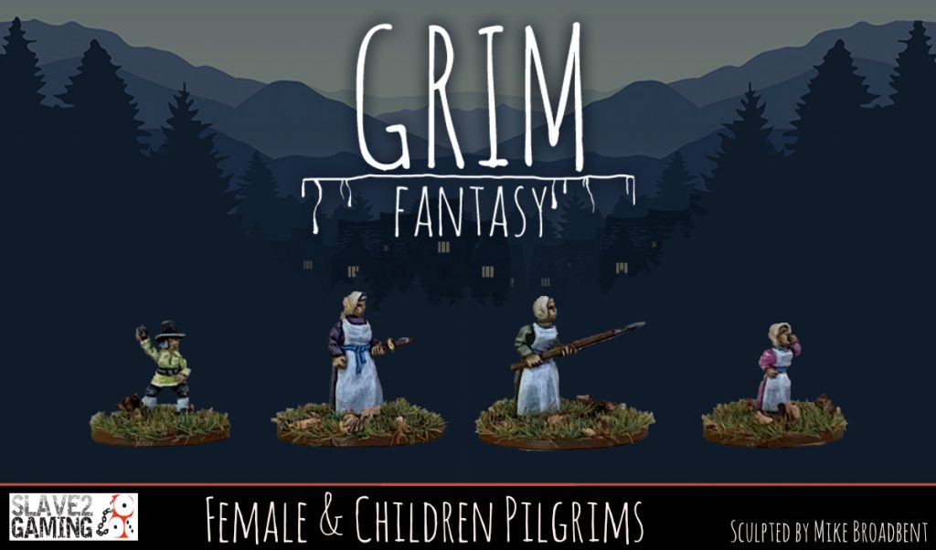 Female & Children Pilgrims - Grim Fantasy