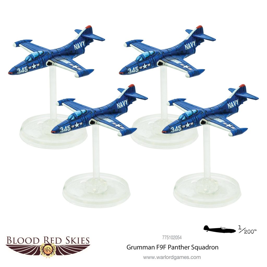 Grumman F9F Panther Squadron - Blood Red Skies
