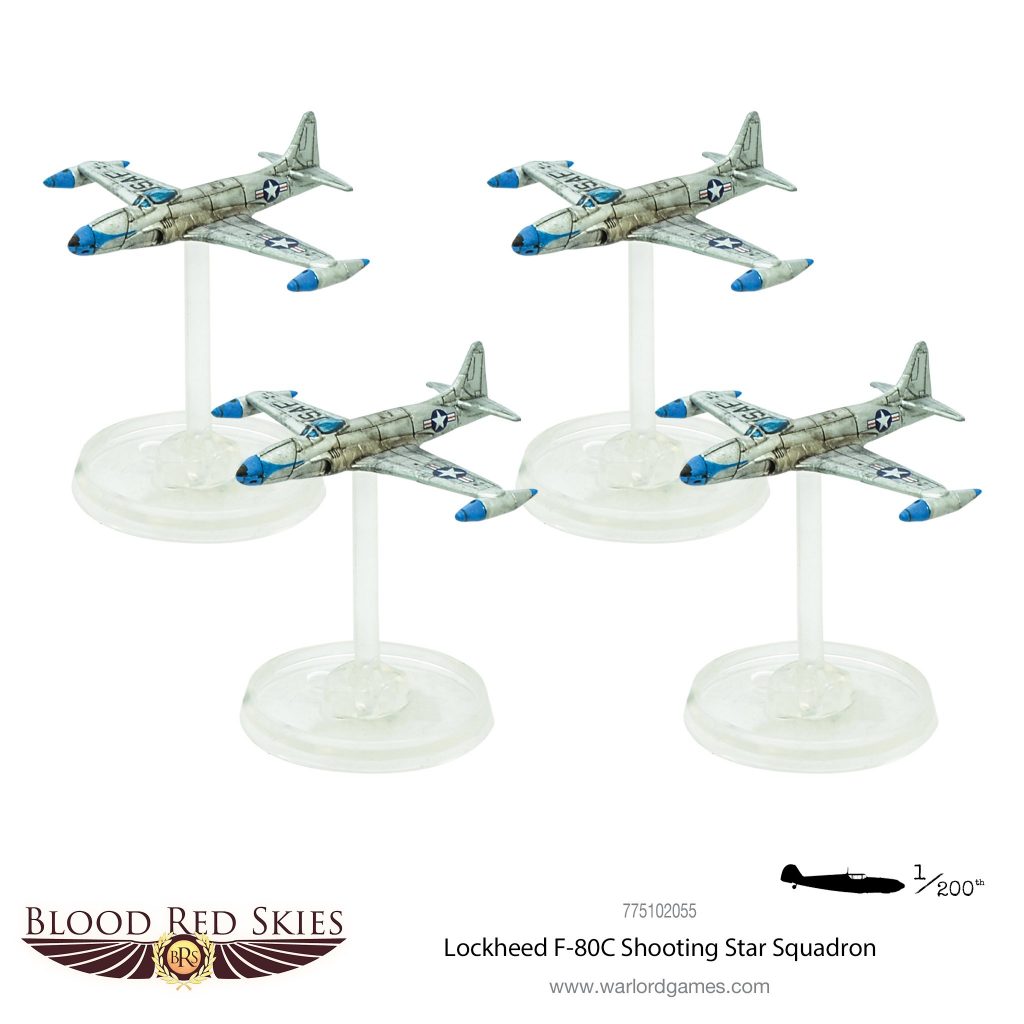 Lockheed F-80C Shooting Star Squadron - Blood Red Skies