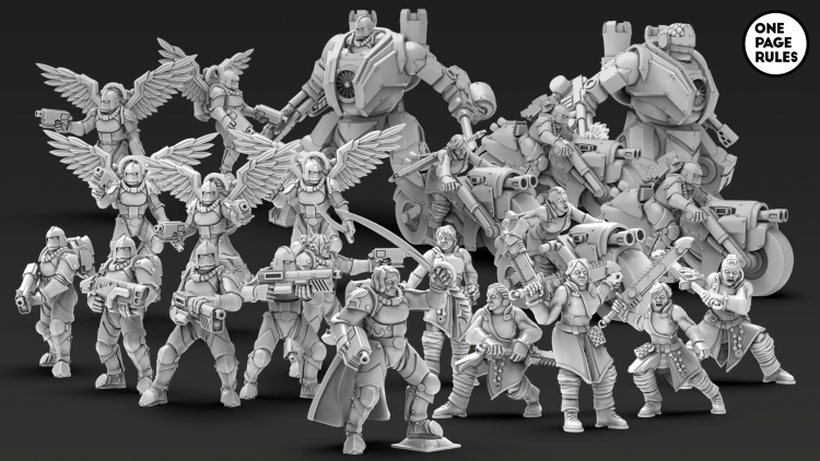 One Page Rules Bundle Of 3D Battle Sisters Now Available – OnTableTop ...