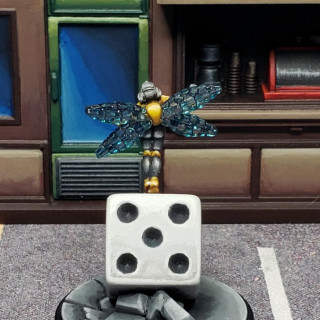 Wasp ready to go. The conversion with the dice was really fun to do.