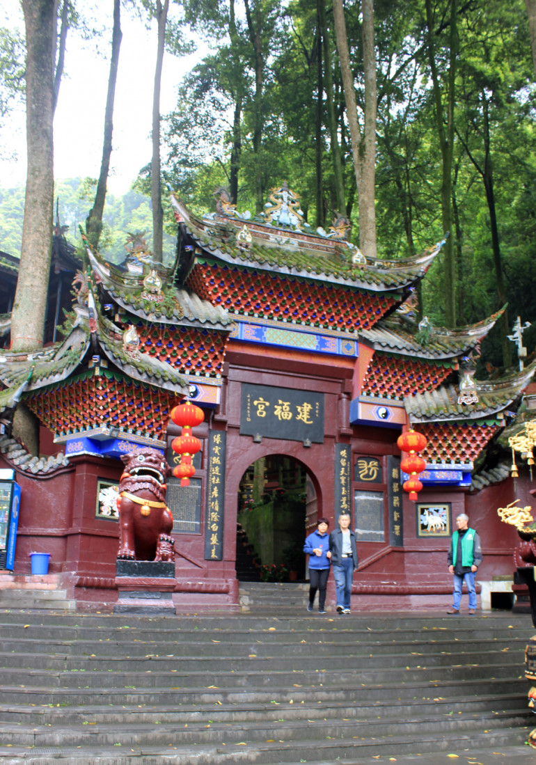 Temple complex in Chengdu