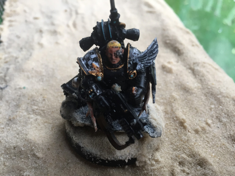 Brother Draconis Noir from the Black Dragons Chapter of Space Marines. He’s actually one of the good guys, despite his boney mutations... or is he?