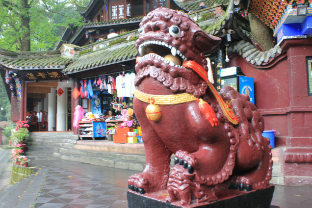 Temple complex in Chengdu