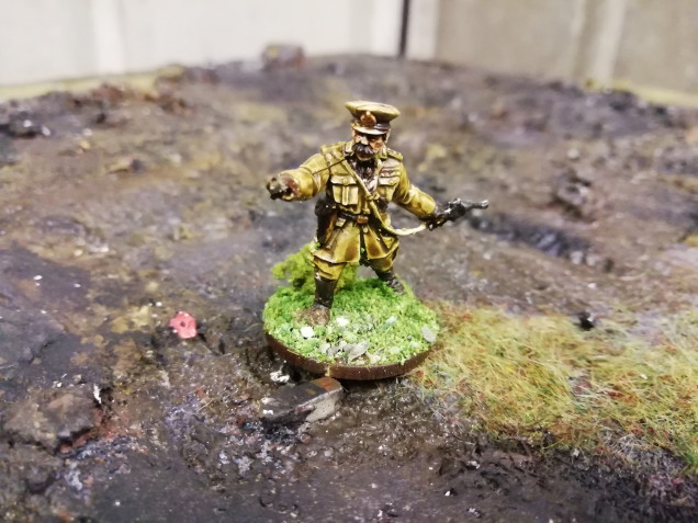 Kitchener the one command figure who should always be pointing. I'll be using this Giants in miniature figure as a standard officer for my British forces