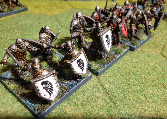 The White Knights retinue 