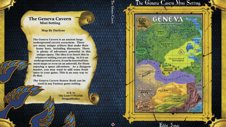 The Geneva Cavern Mini Setting & 5e Monster Folio