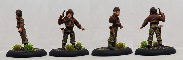 Donald, from Studio Miniatures.  Based on Oddbal from Kelly's Heroes a splayed by Donald Sutherland.  I'd never seen the film before but ended up watching it after finishing him.  Pretty good.  I imagine someone somewhere is pitching a remake.