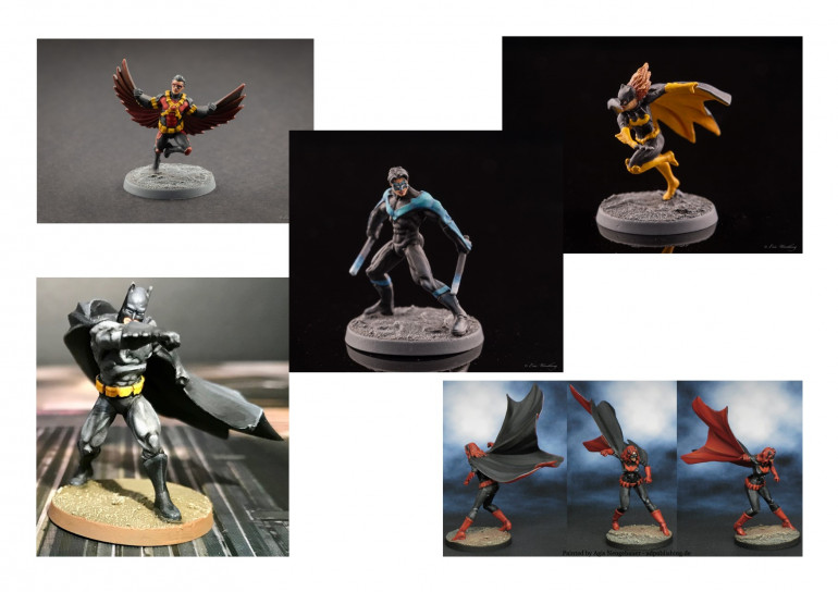 A selection of painted figures from a Google search.