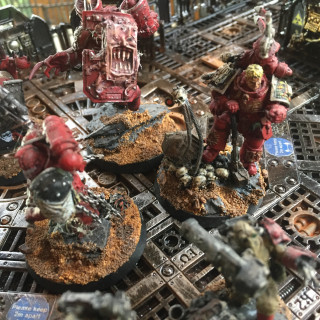 The Display Board nears the finish as Word Bearers Arrive...