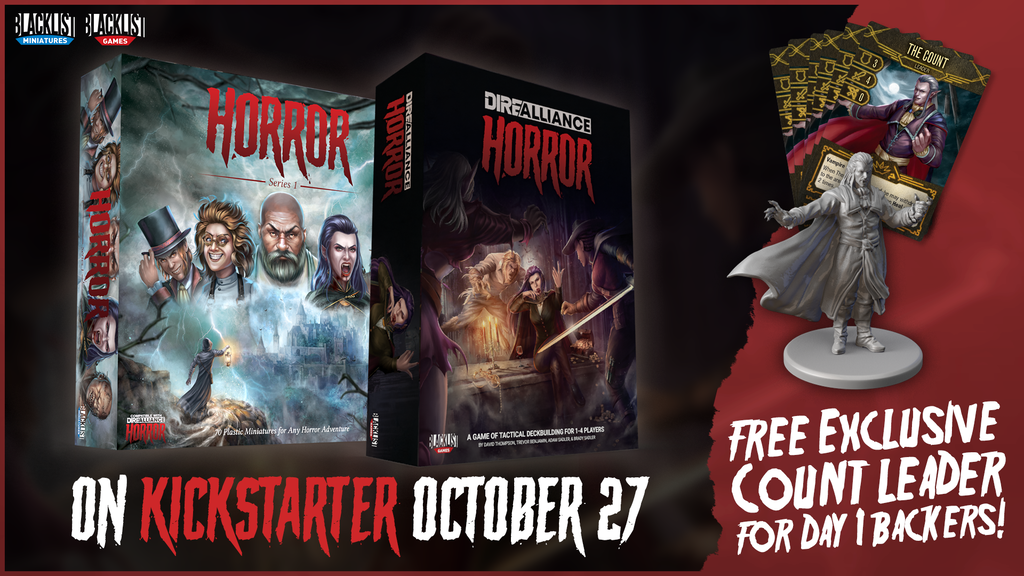 Dire Alliance Horror Kickstarter - Blacklist Games