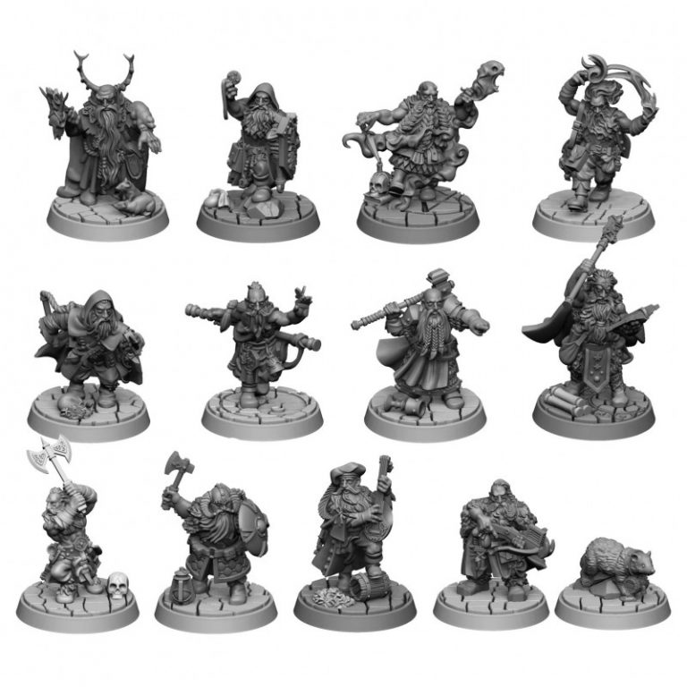 Snap Up Unreleased Miniatures Dwarven Adventurers! – OnTableTop – Home ...