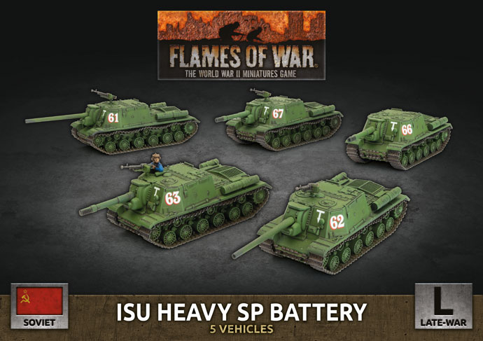 ISU Heavy SP Battery - Flames Of War