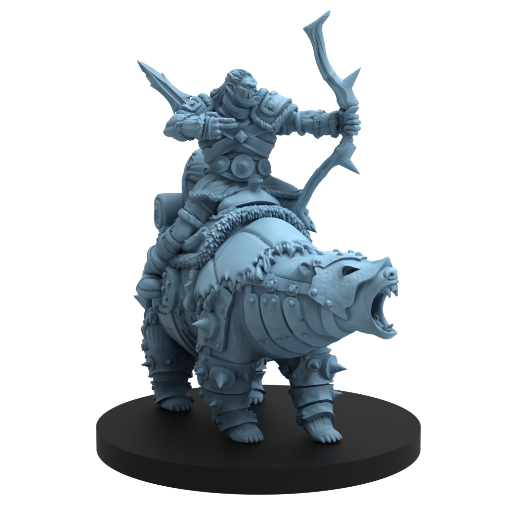 Orc Bear Rider - Steamforged Games