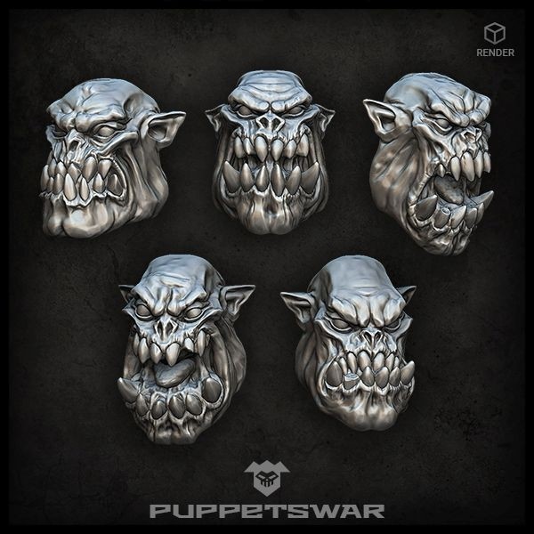 Orc Heads - Puppets War
