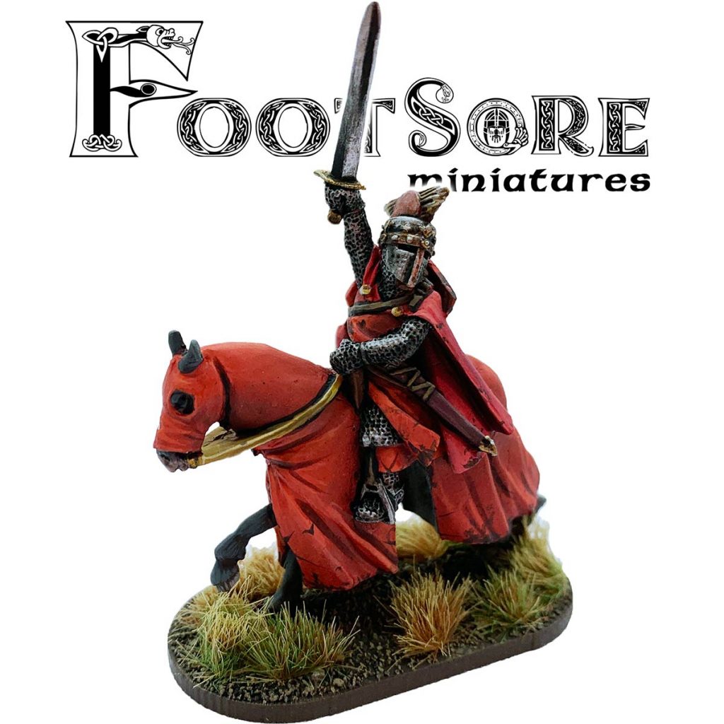 Richard I Mounted - Footsore Miniatures & Games