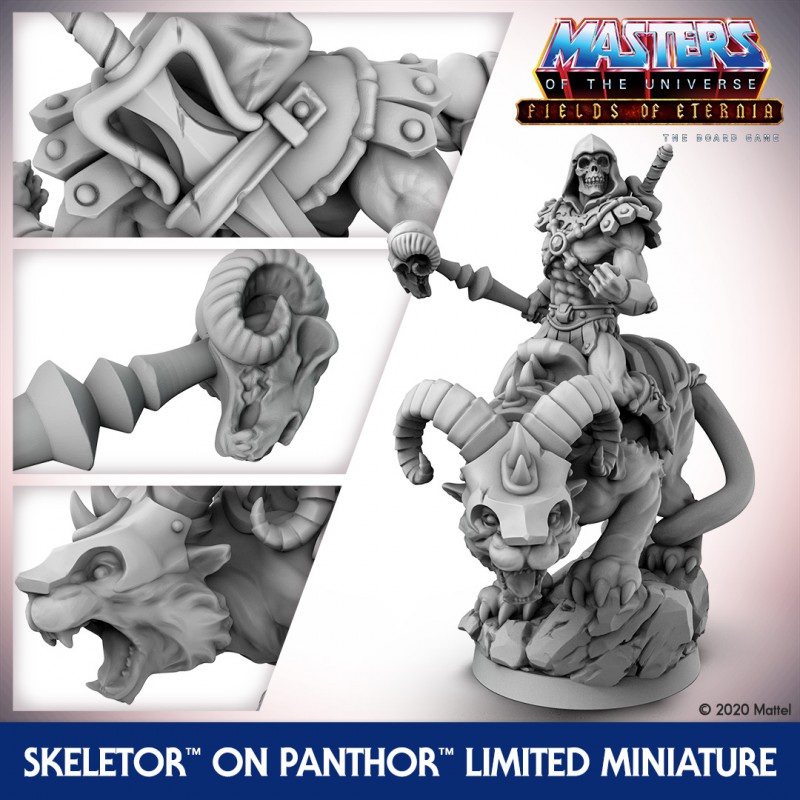 MOTU Skeletor on Panthor Archon Masters of the Universe Fields of Eternia 