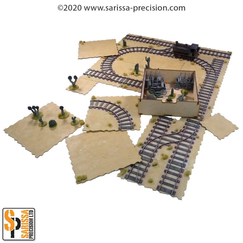 Terrain Tile Railway Set Alt - Sarissa Precision