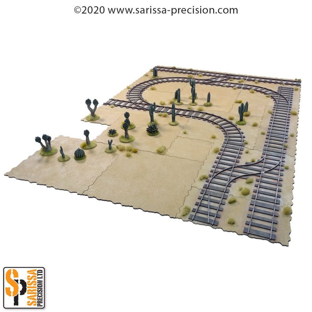 Terrain Tile Railway Set - Sarissa Precision