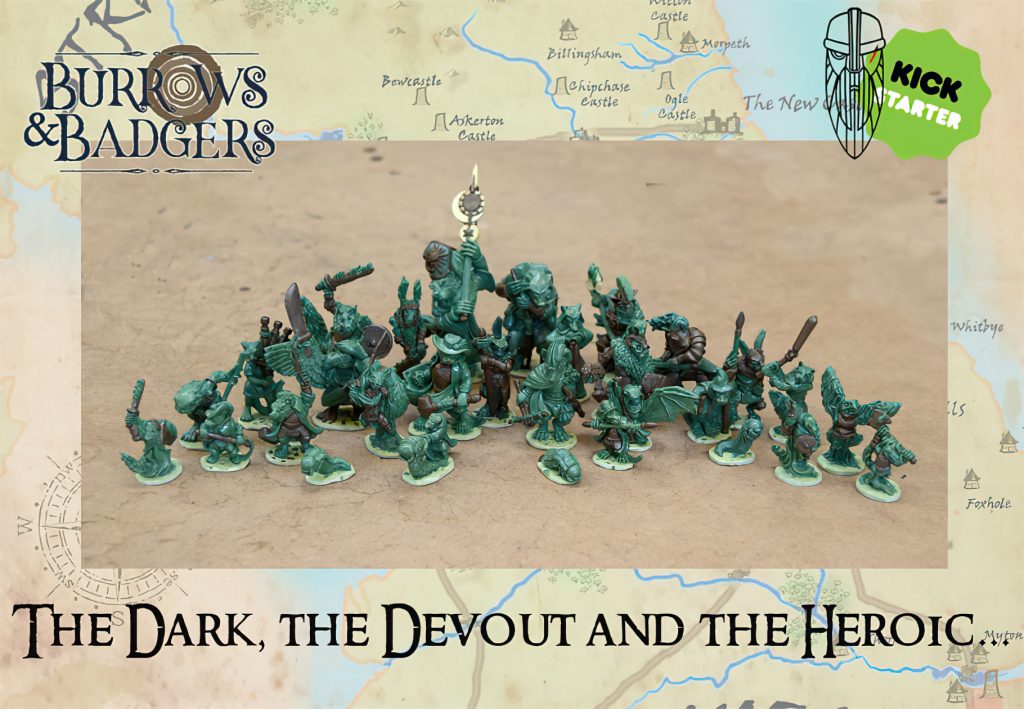 The Dark The Devout & The Heroic - Burrows & Badgers